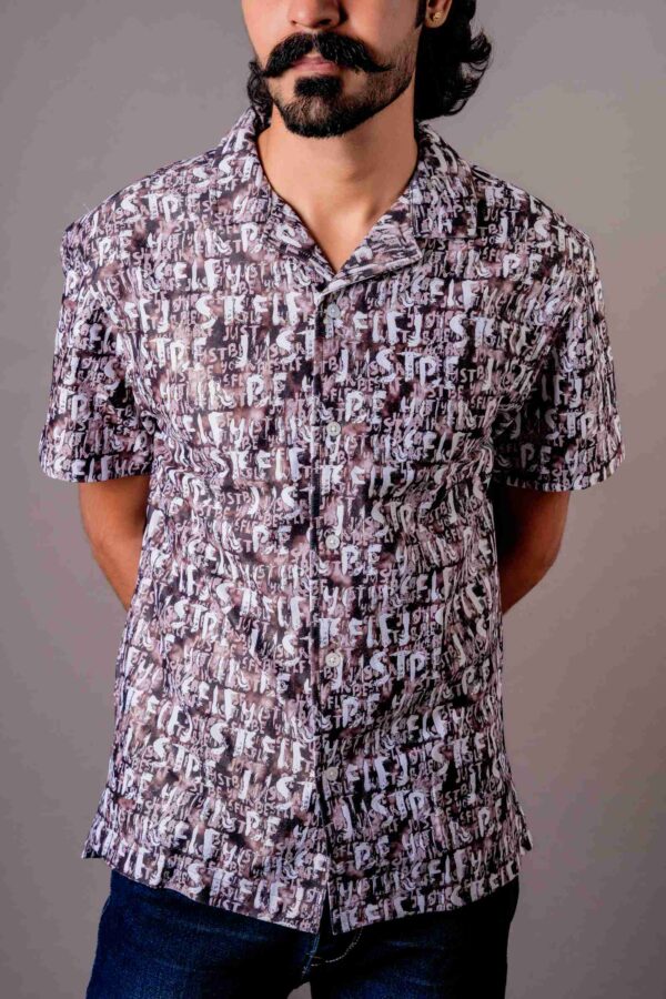 Trendy Printed Half Sleeves T-Shirt - Image 2
