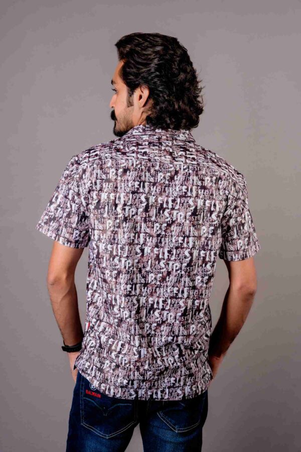 Trendy Printed Half Sleeves T-Shirt - Image 3